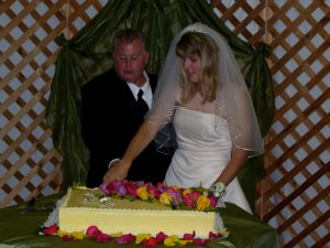 Wedding photo of Councilmember Jani Hitchen and her husband Paul